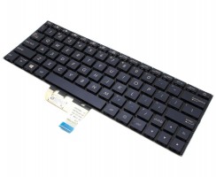 Tastatura Asus Zenbook UX333FA Dark Blue iluminata. Keyboard Asus Zenbook UX333FA. Tastaturi laptop Asus Zenbook UX333FA. Tastatura notebook Asus Zenbook UX333FA