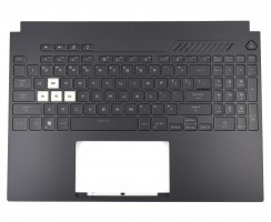 Tastatura Asus TUF Dash F15 FX517ZC Neagra cu Palmrest Negru iluminata backlit. Keyboard Asus TUF Dash F15 FX517ZC Neagra cu Palmrest Negru. Tastaturi laptop Asus TUF Dash F15 FX517ZC Neagra cu Palmrest Negru. Tastatura notebook Asus TUF Dash F15 FX517ZC Neagra cu Palmrest Negru