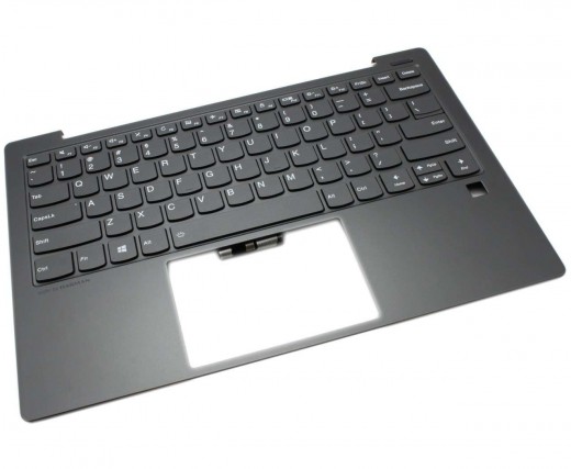 Tastatura Lenovo 5CB0S15957 Gri cu Palmrest Gri si Orificiu Amprenta iluminata backlit. Keyboard Lenovo 5CB0S15957 Gri cu Palmrest Gri si Orificiu Amprenta. Tastaturi laptop Lenovo 5CB0S15957 Gri cu Palmrest Gri si Orificiu Amprenta. Tastatura notebook Lenovo 5CB0S15957 Gri cu Palmrest Gri si Orificiu Amprenta