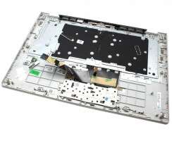 Tastatura Lenovo Yoga 530-14IKB Neagra cu Palmrest Argintiu iluminata backlit