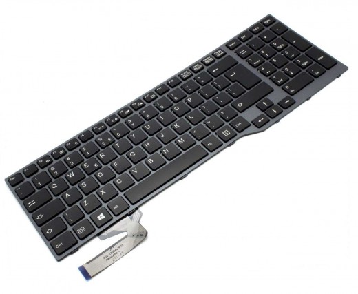 Tastatura Fujitsu Siemens LifeBook E554 iluminata backlit. Keyboard Fujitsu Siemens LifeBook E554 iluminata backlit. Tastaturi laptop Fujitsu Siemens LifeBook E554 iluminata backlit. Tastatura notebook Fujitsu Siemens LifeBook E554 iluminata backlit