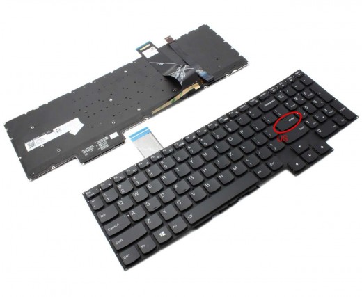 Tastatura Lenovo Legion 5-15IMH05H iluminata. Keyboard Lenovo Legion 5-15IMH05H. Tastaturi laptop Lenovo Legion 5-15IMH05H. Tastatura notebook Lenovo Legion 5-15IMH05H
