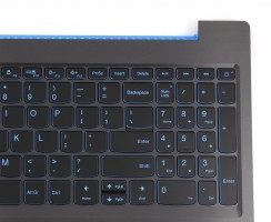 Tastatura Lenovo IdeaPad L340-15IRH Type 81LK Neagra cu Palmrest Gri Inchis iluminata backlit