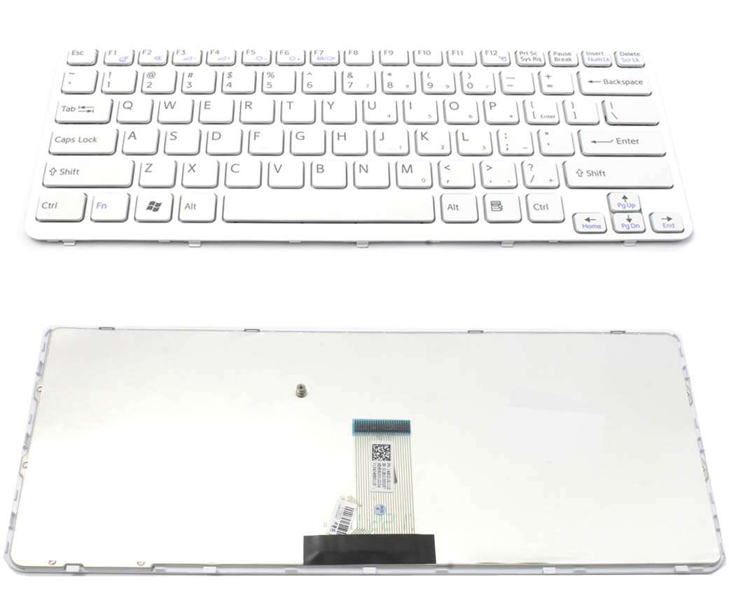 Tastatura Sony Vaio SVE1413 series alba imagine powerlaptop.ro 2021
