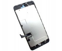 Display iPhone 8 Plus Complet, cu tablita metalica pe spate, conector pentru amprenta si ornamente camera si casca.