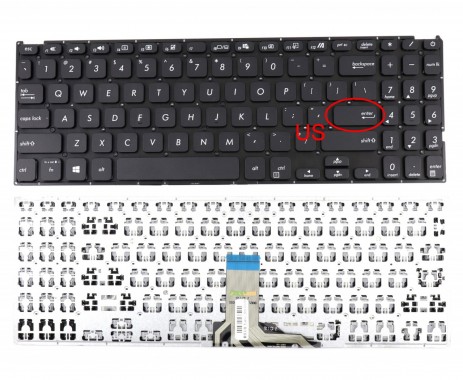 Tastatura Asus M509FB. Keyboard Asus M509FB. Tastaturi laptop Asus M509FB. Tastatura notebook Asus M509FB