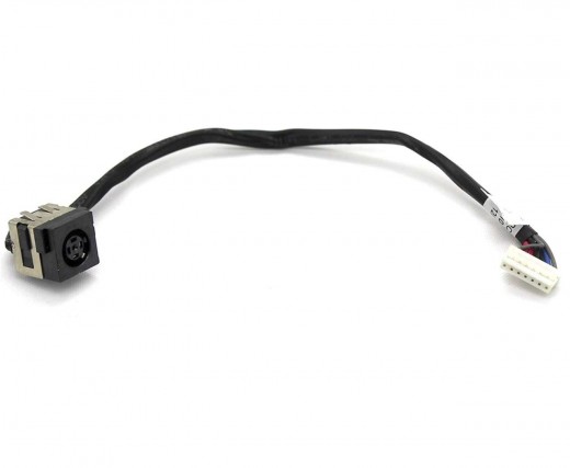 Mufa alimentare Dell Latitude E6420 cu fir . DC Jack Dell Latitude E6420 cu fir
