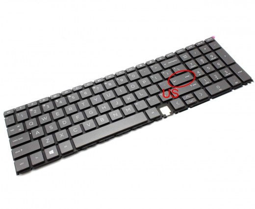 Tastatura HP Envy 17M-CG Gri iluminata. Keyboard HP Envy 17M-CG. Tastaturi laptop HP Envy 17M-CG. Tastatura notebook HP Envy 17M-CG