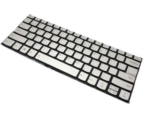 Tastatura Lenovo Yoga C740-14IML Argintie iluminata backlit. Keyboard Lenovo Yoga C740-14IML Argintie. Tastaturi laptop Lenovo Yoga C740-14IML Argintie. Tastatura notebook Lenovo Yoga C740-14IML Argintie