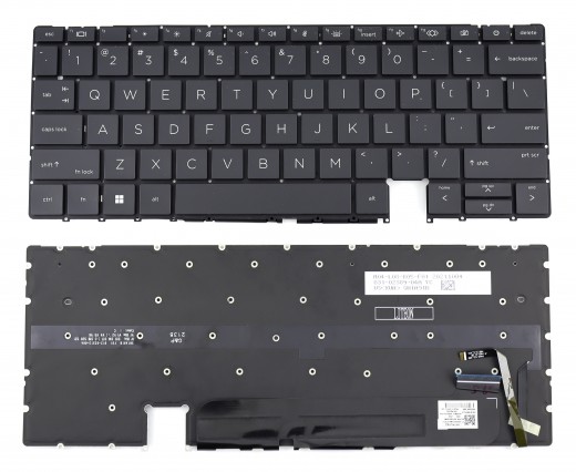 Tastatura HP Elite Dragonfly G4 Neagra cu Orificiu pentru Amprenta iluminata. Keyboard HP Elite Dragonfly G4. Tastaturi laptop HP Elite Dragonfly G4. Tastatura notebook HP Elite Dragonfly G4