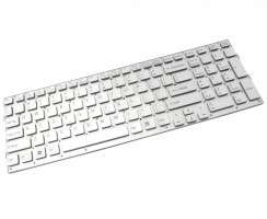 Tastatura Sony Vaio VPCCB27FX argintie. Keyboard Sony Vaio VPCCB27FX. Tastaturi laptop Sony Vaio VPCCB27FX. Tastatura notebook Sony Vaio VPCCB27FX