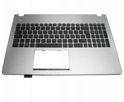 Tastatura Asus  2HNJ8KA0290 neagra cu Palmrest argintiu. Keyboard Asus  2HNJ8KA0290 neagra cu Palmrest argintiu. Tastaturi laptop Asus  2HNJ8KA0290 neagra cu Palmrest argintiu. Tastatura notebook Asus  2HNJ8KA0290 neagra cu Palmrest argintiu