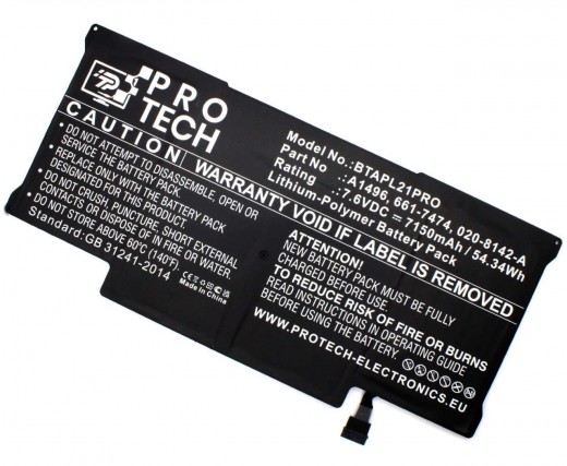 Baterie Apple Macbook Air 13 A1466 Early 2014 High Protech Quality Replacement. Acumulator laptop Apple Macbook Air 13 A1466 Early 2014