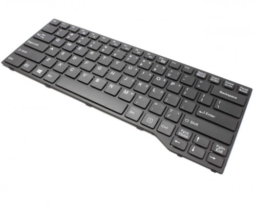 Tastatura Fujitsu Lifebook E744 neagra. Keyboard Fujitsu Lifebook E744 neagra. Tastaturi laptop Fujitsu Lifebook E744 neagra. Tastatura notebook Fujitsu Lifebook E744 neagra