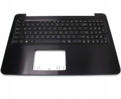 Tastatura Asus  X556UA cu Palmrest maro. Keyboard Asus  X556UA cu Palmrest maro. Tastaturi laptop Asus  X556UA cu Palmrest maro. Tastatura notebook Asus  X556UA cu Palmrest maro