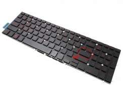 Tastatura Dell PK131QP1B00 iluminata. Keyboard Dell PK131QP1B00. Tastaturi laptop Dell PK131QP1B00. Tastatura notebook Dell PK131QP1B00