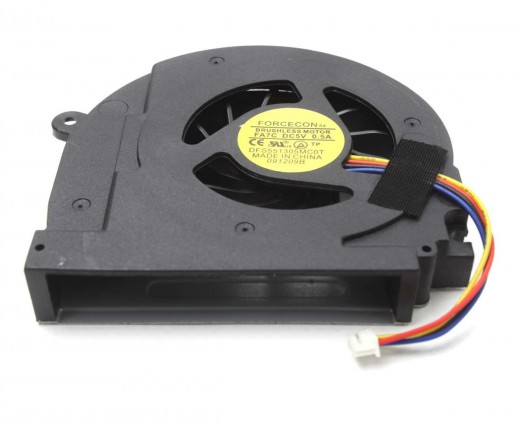 Cooler laptop Dell Studio 1555 cu video dedicat. Ventilator procesor Dell Studio 1555. Sistem racire laptop Dell Studio 1555