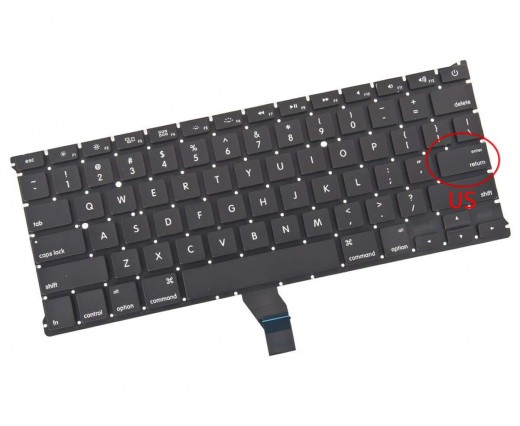 Tastatura Apple MacBook Air A1466. Keyboard Apple MacBook Air A1466. Tastaturi laptop Apple MacBook Air A1466. Tastatura notebook Apple MacBook Air A1466