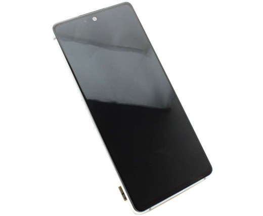 Ansamblu Display LCD  + Touchscreen Samsung Galaxy S20 FE G780 Display Original Service Pack cu Rama Cloud White. Modul Ecran + Digitizer Samsung Galaxy S20 FE G780 Display Original Service Pack cu Rama Cloud White