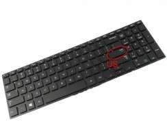 Tastatura neagra Samsung  NP770Z5E iluminata layout US fara rama enter mic