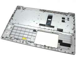 Tastatura Lenovo IdeaPad 330S-15ARR Type 81FB Neagra cu Palmrest Argintiu