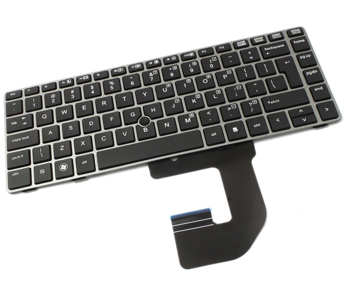 Tastatura HP ProBook 6470b rama gri imagine powerlaptop.ro 2021