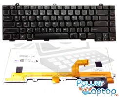 Tastatura Dell Alienware M14x iluminata backlit. Keyboard Dell Alienware M14x iluminata backlit. Tastaturi laptop Dell Alienware M14x iluminata backlit. Tastatura notebook Dell Alienware M14x iluminata backlit