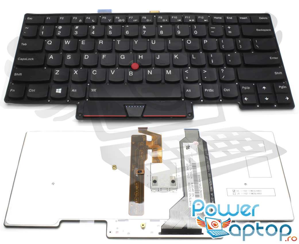 Tastatura Lenovo GS 85GB iluminata layout US fara rama enter mic 85GB imagine 2022