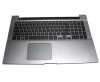 Tastatura Samsung  NP700Z7C neagra cu Palmrest gri iluminata backlit. Keyboard Samsung  NP700Z7C neagra cu Palmrest gri. Tastaturi laptop Samsung  NP700Z7C neagra cu Palmrest gri. Tastatura notebook Samsung  NP700Z7C neagra cu Palmrest gri