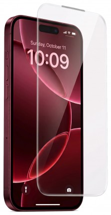 Folie Protectie iPhone 18 Pro Premium Sunix 8K Borderless - Folie Sticla Securizata cu margini extra-rotunjite, fara duga neagra