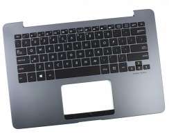 Tastatura Asus ZenBook UX430UN Neagra cu Palmrest Gri iluminata backlit. Keyboard Asus ZenBook UX430UN Neagra cu Palmrest Gri. Tastaturi laptop Asus ZenBook UX430UN Neagra cu Palmrest Gri. Tastatura notebook Asus ZenBook UX430UN Neagra cu Palmrest Gri