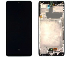 Ansamblu Display LCD + Touchscreen Original Service Pack Samsung Galaxy A42 5G A426B Black Negru. Ecran + Digitizer Original Service Pack Samsung Galaxy A42 5G A426B Black Negru