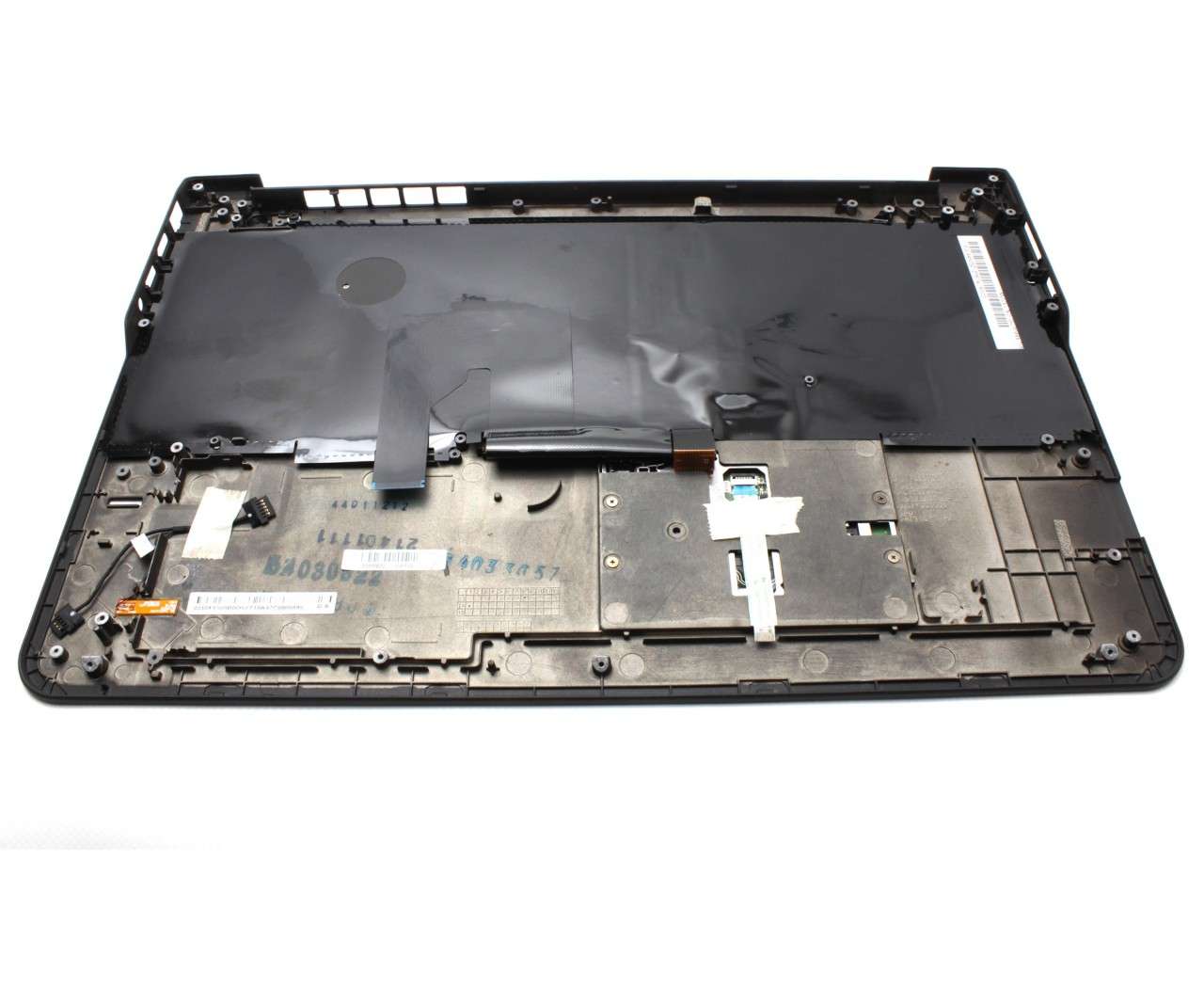 Tastatura Lenovo 04X5026 Neagra cu Palmrest Gri si Decupaj Senzor Amprenta (Neagra) imagine 2022