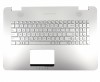 Tastatura Asus ROG R751JW Argintie cu Palmrest Argintiu iluminata backlit. Keyboard Asus ROG R751JW Argintie cu Palmrest Argintiu. Tastaturi laptop Asus ROG R751JW Argintie cu Palmrest Argintiu. Tastatura notebook Asus ROG R751JW Argintie cu Palmrest Argintiu