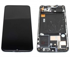 Ansamblu Display LCD + Touchscreen Samsung Galaxy A40 A405F OLED Service Pack Negru Black Negru . Ecran + Digitizer Samsung Galaxy A40 A405F OLED Service Pack Negru Black
