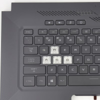 Tastatura Asus TUF FX607JU-3A Neagra cu Palmrest Negru fara TouchPad iluminata backlit