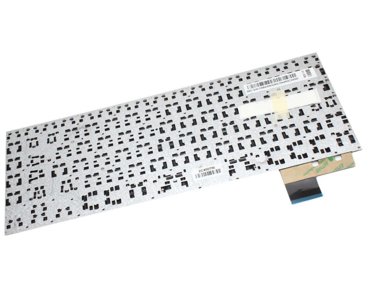Tastatura neagra Samsung NP530U4C layout UK fara rama enter mare imagine 2021 powerlaptop.ro