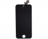 Display iPhone 5 Complet, cu tablita metalica pe spate, conector pentru amprenta si ornamente camera si casca.