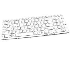Tastatura Sony Vaio SVE1511W1EB alba. Keyboard Sony Vaio SVE1511W1EB alba. Tastaturi laptop Sony Vaio SVE1511W1EB alba. Tastatura notebook Sony Vaio SVE1511W1EB alba