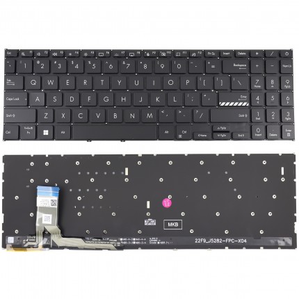 Tastatura Asus VivoBook 15 K3504ZA Neagra iluminata. Keyboard Asus VivoBook 15 K3504ZA. Tastaturi laptop Asus VivoBook 15 K3504ZA. Tastatura notebook Asus VivoBook 15 K3504ZA