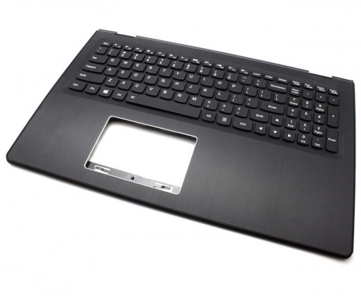 Tastatura Lenovo Yoga 500-15IBD Negra cu Palmrest Negru iluminata backlit. Keyboard Lenovo Yoga 500-15IBD Negra cu Palmrest Negru. Tastaturi laptop Lenovo Yoga 500-15IBD Negra cu Palmrest Negru. Tastatura notebook Lenovo Yoga 500-15IBD Negra cu Palmrest Negru