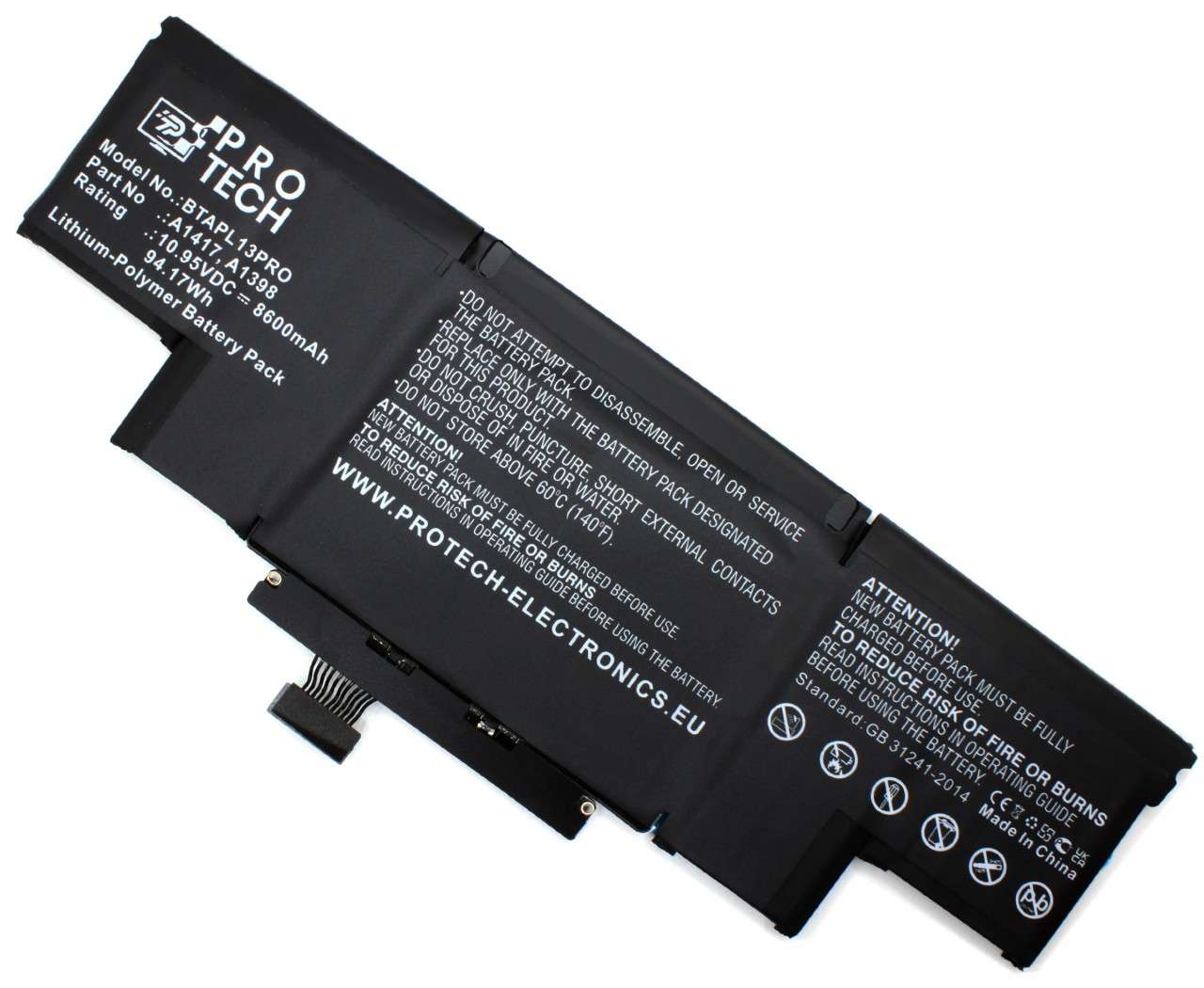 Baterie Apple MacBook Pro Retina 15 A1398 Mid 2012 Protech High Quality Replacement Apple imagine noua 2022