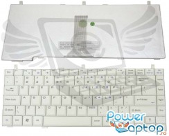 Tastatura MSI MegaBook VR330 alba. Keyboard MSI MegaBook VR330 alba. Tastaturi laptop MSI MegaBook VR330 alba. Tastatura notebook MSI MegaBook VR330 alba