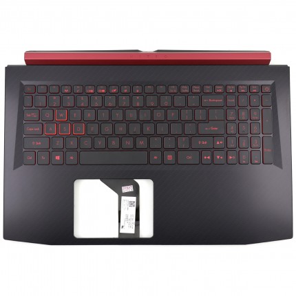 Tastatura Acer Nitro 5 AN515-42 Neagra cu Palmrest Negru fara TouchPad iluminata backlit. Keyboard Acer Nitro 5 AN515-42 Neagra cu Palmrest Negru fara TouchPad. Tastaturi laptop Acer Nitro 5 AN515-42 Neagra cu Palmrest Negru fara TouchPad. Tastatura notebook Acer Nitro 5 AN515-42 Neagra cu Palmrest Negru fara TouchPad