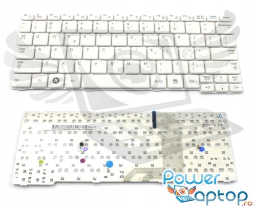 Tastatura Samsung  NF110 alba. Keyboard Samsung  NF110 alba. Tastaturi laptop Samsung  NF110 alba. Tastatura notebook Samsung  NF110 alba
