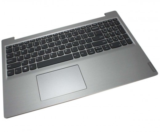 Tastatura Lenovo V15-IGL Neagra cu Palmrest Argintiu si TouchPad. Keyboard Lenovo V15-IGL Neagra cu Palmrest Argintiu si TouchPad. Tastaturi laptop Lenovo V15-IGL Neagra cu Palmrest Argintiu si TouchPad. Tastatura notebook Lenovo V15-IGL Neagra cu Palmrest Argintiu si TouchPad