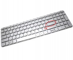 Tastatura HP  633890 201 Argintie. Keyboard HP  633890 201. Tastaturi laptop HP  633890 201. Tastatura notebook HP  633890 201