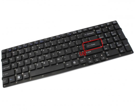 Tastatura Sony Vaio VPCCB390X neagra. Keyboard Sony Vaio VPCCB390X. Tastaturi laptop Sony Vaio VPCCB390X. Tastatura notebook Sony Vaio VPCCB390X