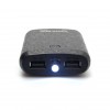 Acumulator Extern PWR 7800 mAh Powerbank cu Indicator Nivel Lanterna LED si Carcasa Plastic Model Disco Mozaic