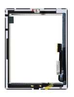 Digitizer Touchscreen Apple iPad 4 A160 cu buton home si adeziv Alb. Geam Sticla Tableta Apple iPad 4 A1460 cu buton home si adeziv Alb